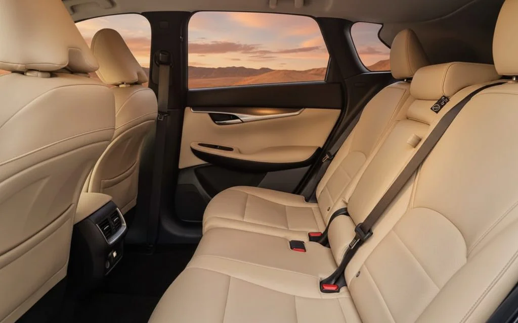 Infiniti Qx50 2022 leather seats and cabin