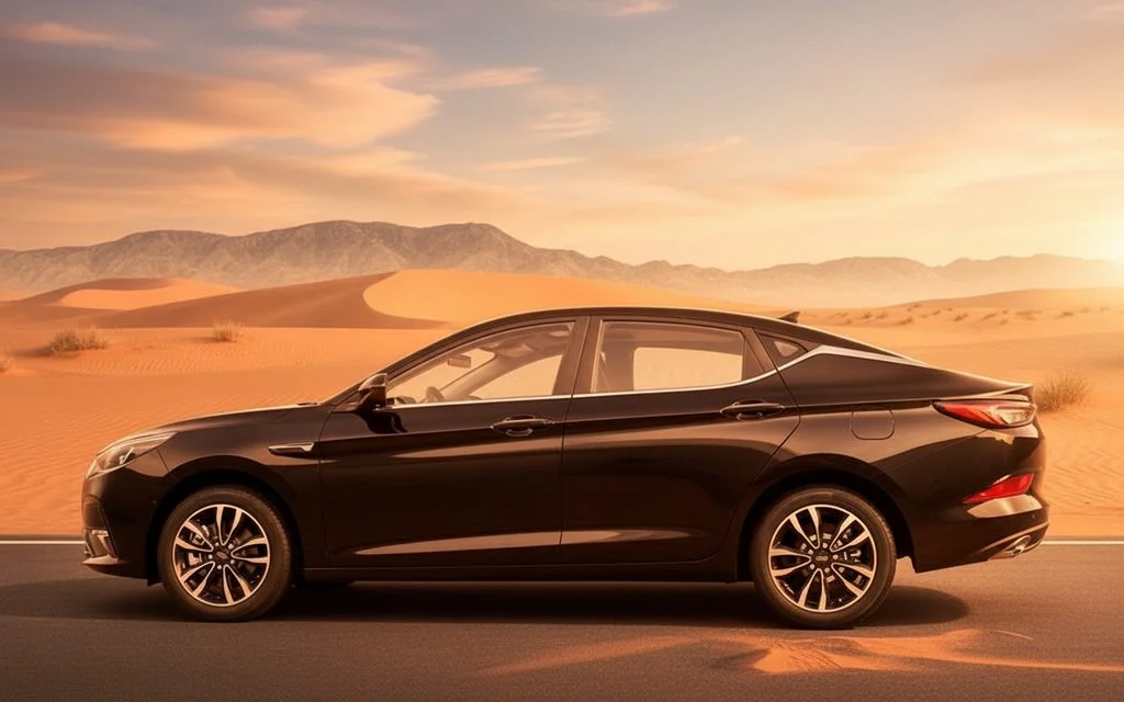 Jac J7 2023 Black side profile