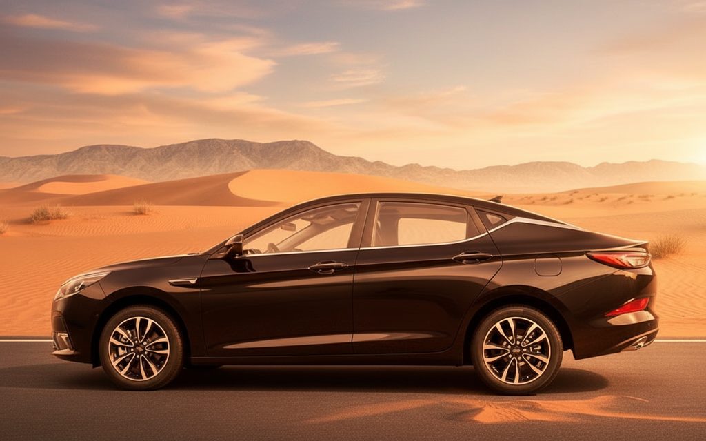 Jac J7 2023 Black side profile