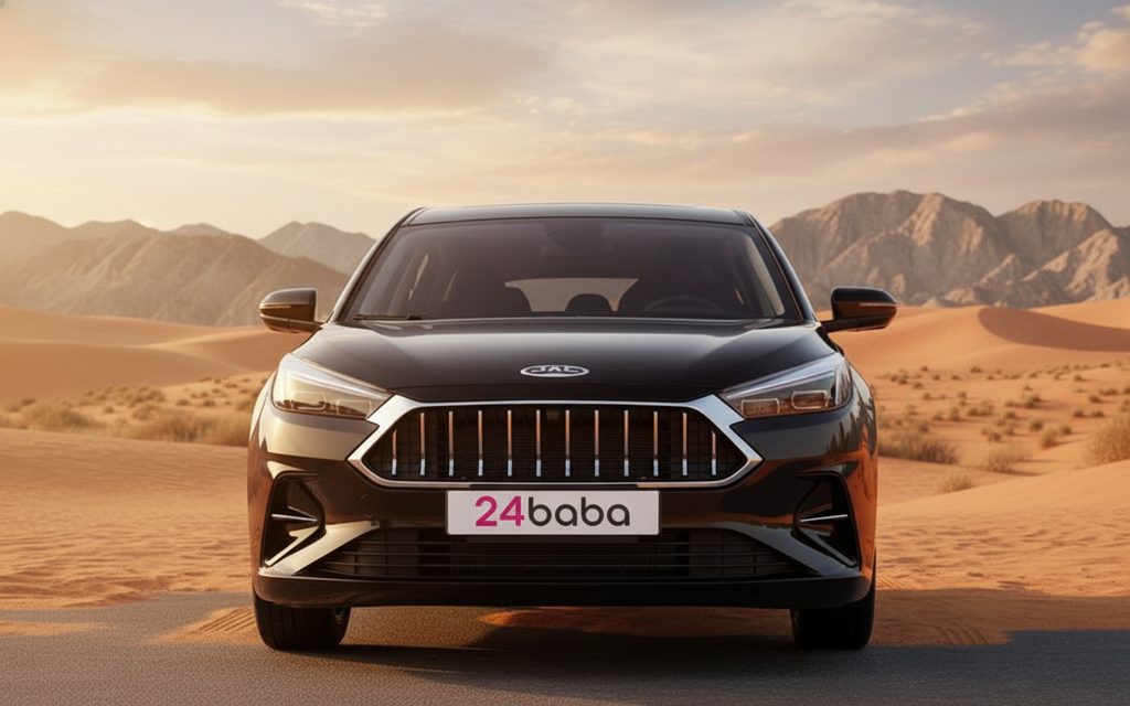 Jac J7 2023 Black front view with headlights