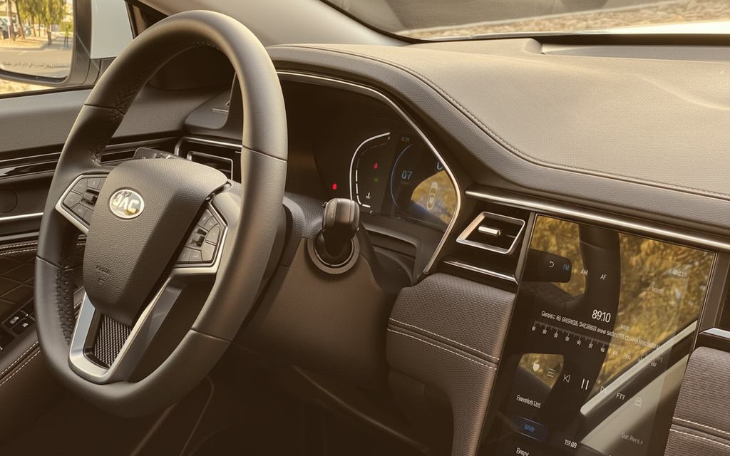 Jac J7 2025 interior view showing trim