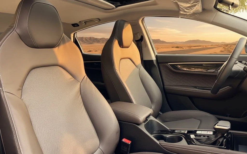 Jac J7 2025 leather seats and cabin