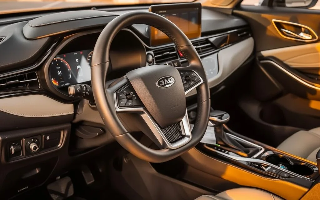 Jac Js4 2024 interior view showing trim