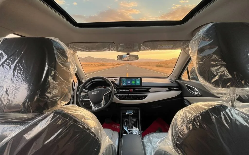 Jac Js4 2023 interior view showing trim