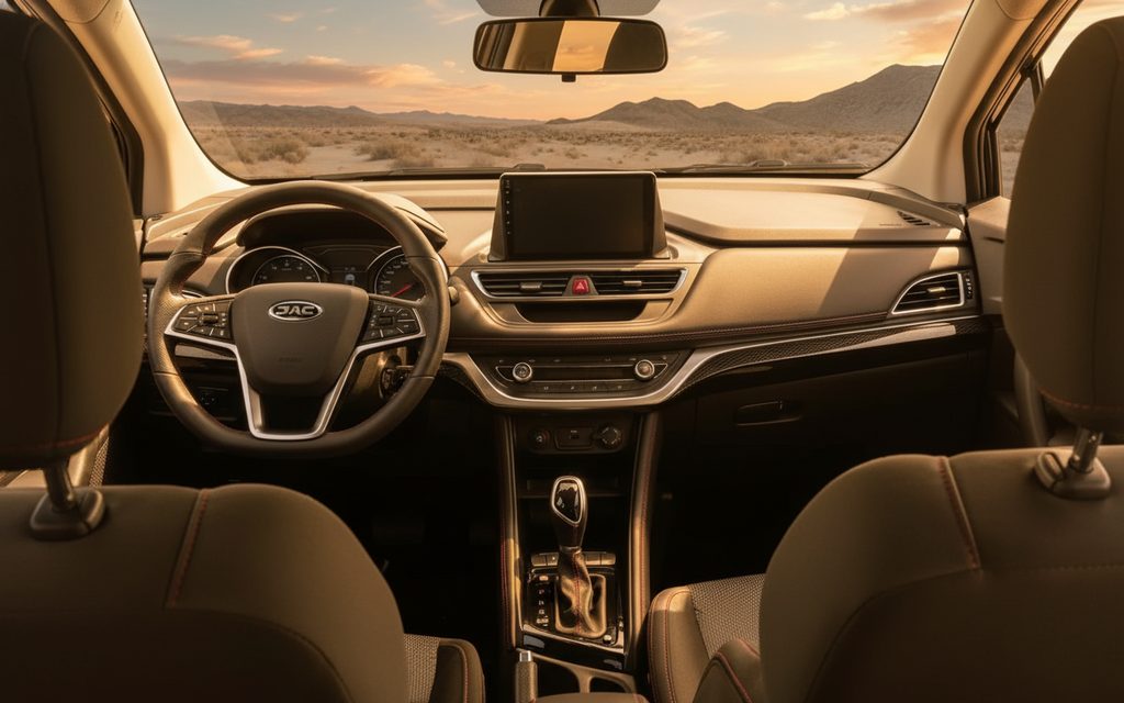 Jac S3 2025 interior view showing trim