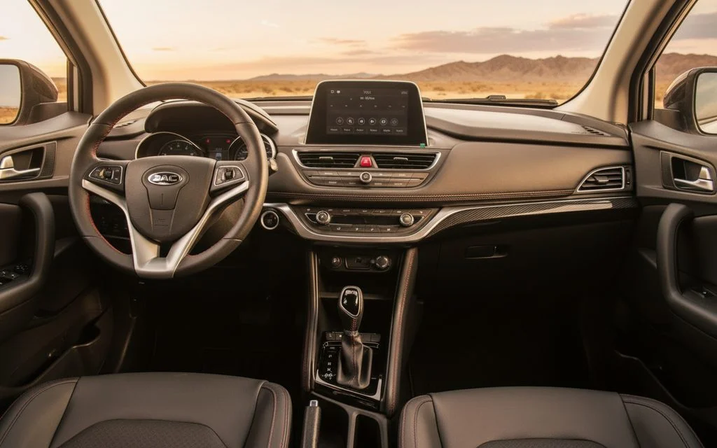 Jac S3 2023 interior view showing trim