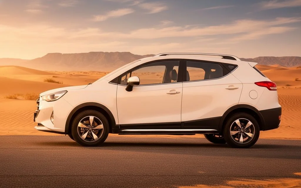 Jac S3 2023 White side profile