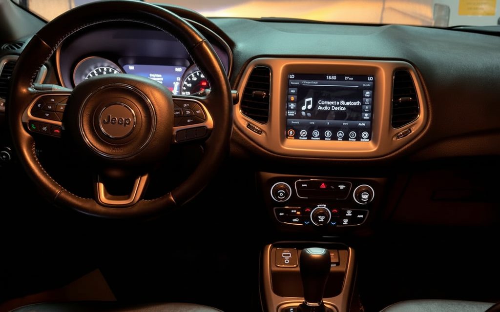 Jeep Compass 2021 interior view showing trim