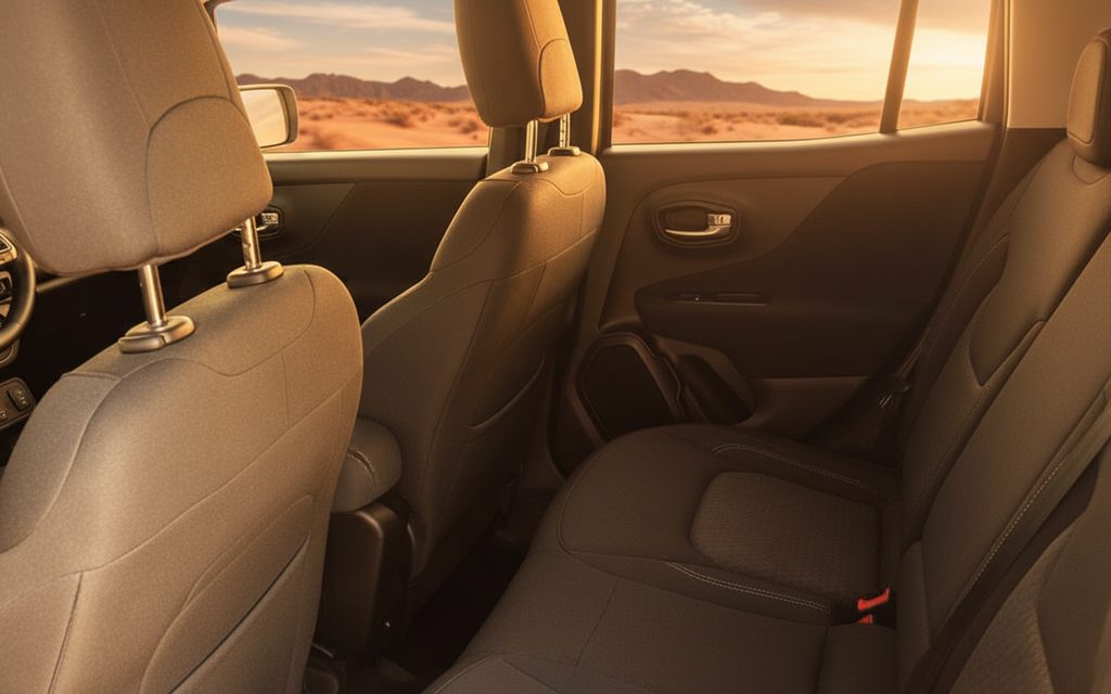 Jeep Renegade 2021 leather seats and cabin