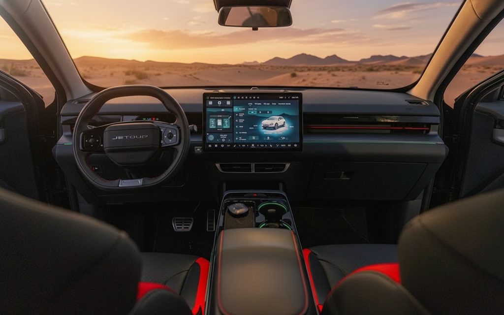 Jetour Dashing 2025 interior view showing trim