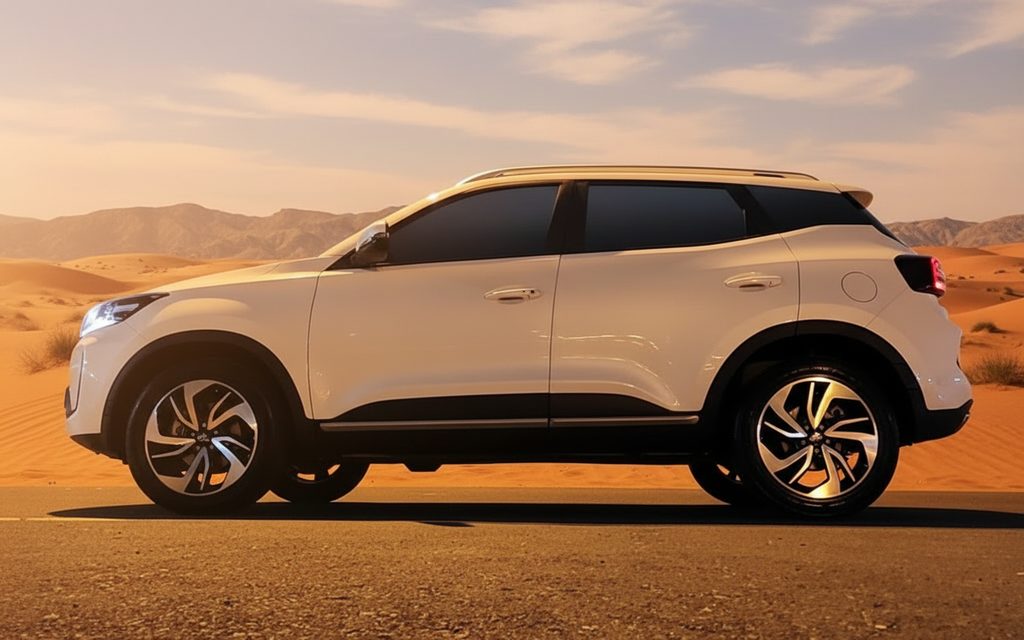 Kaiyi X3 2025 White side profile