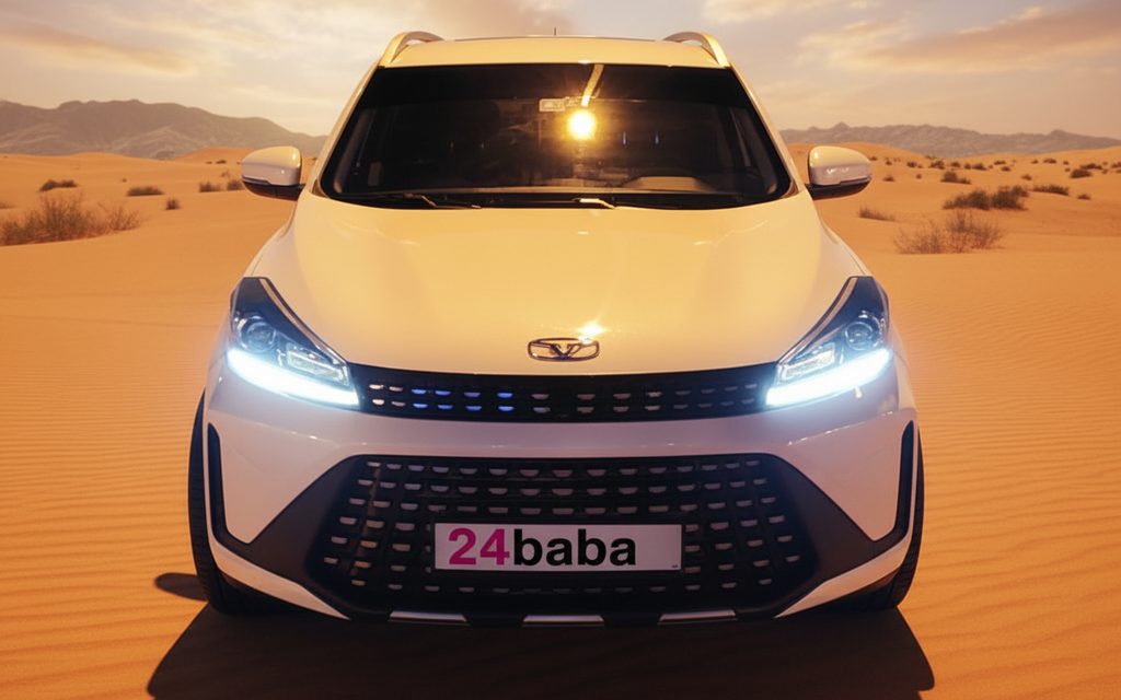 Kaiyi X3 2025 White front view with headlights