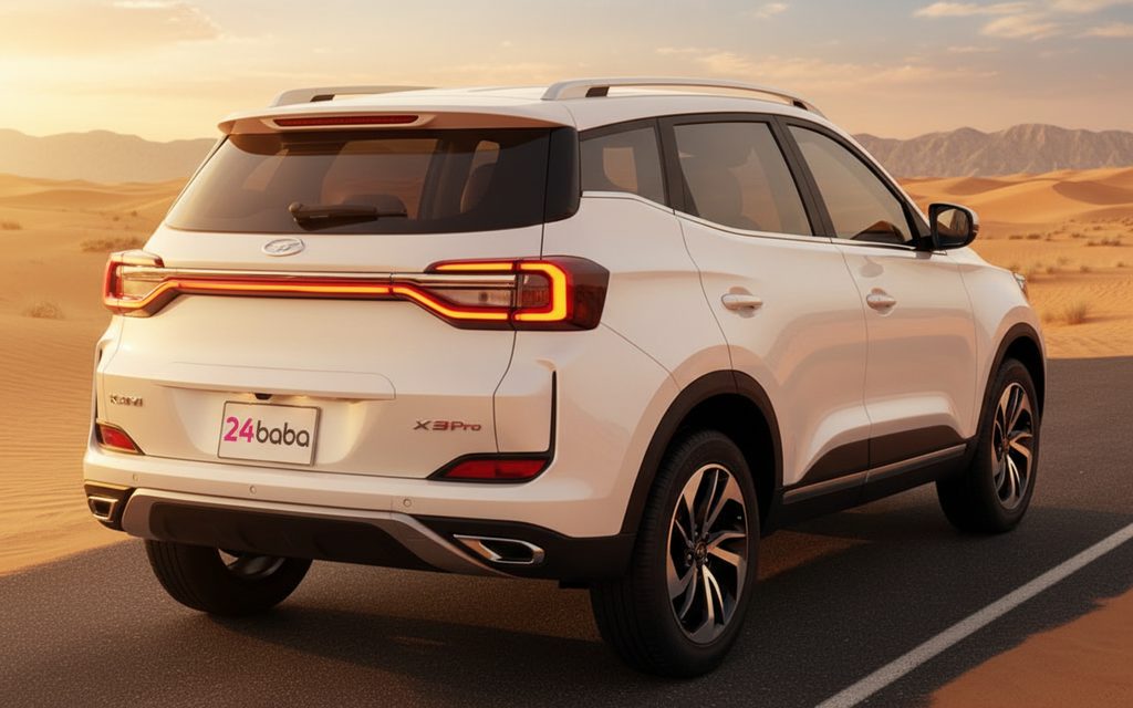 Kaiyi X3 2025 White rear view showing taillights