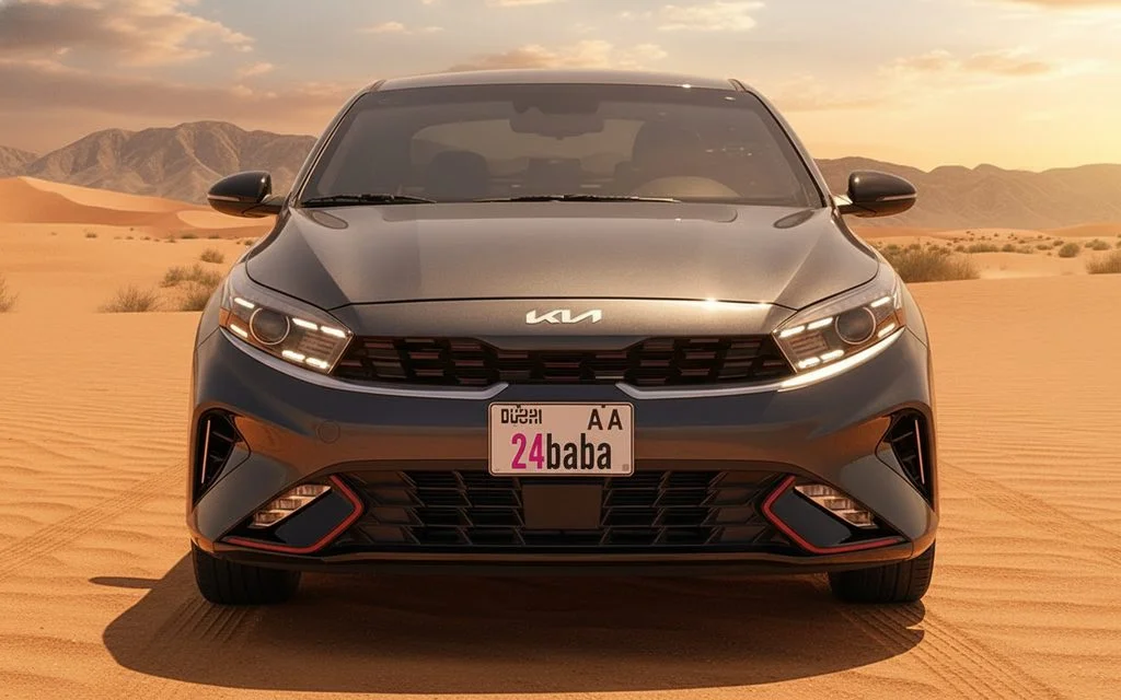 Kia Forte 2023 Grey front view with headlights