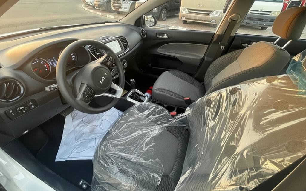 Kia Pegas 2023 interior view showing trim