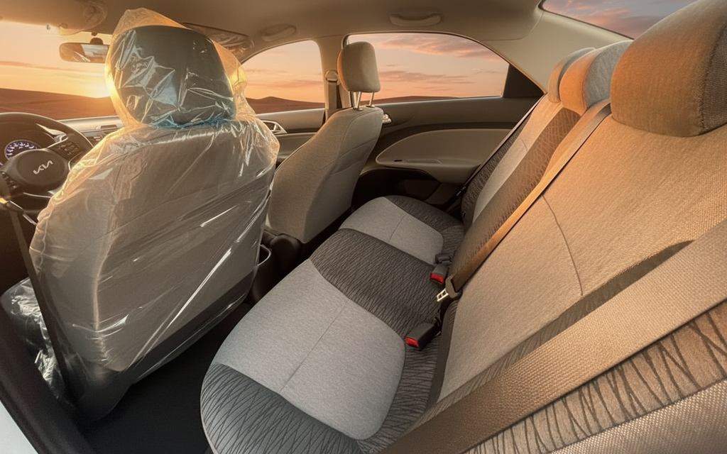 Kia Pegas 2023 leather seats and cabin
