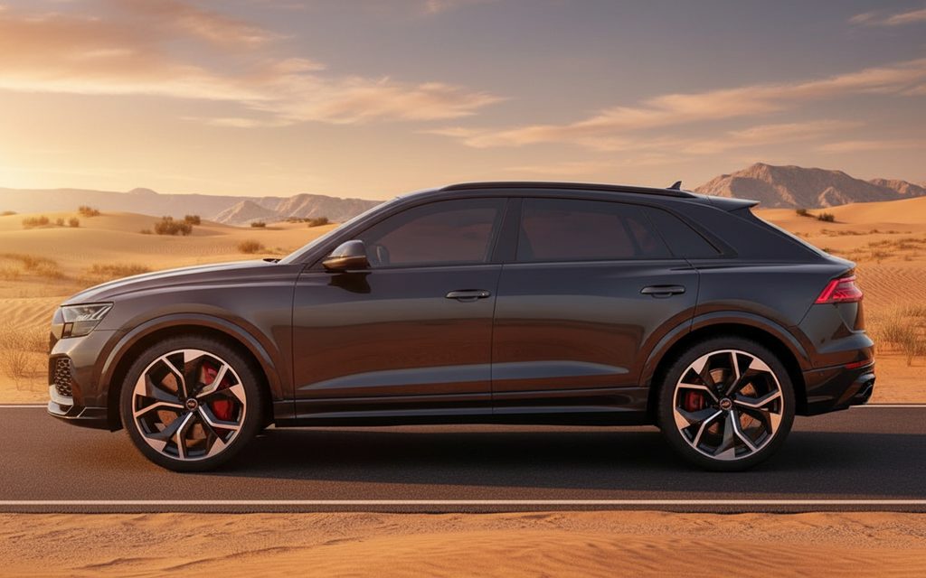 Audi RsQ8 2021 Black side profile