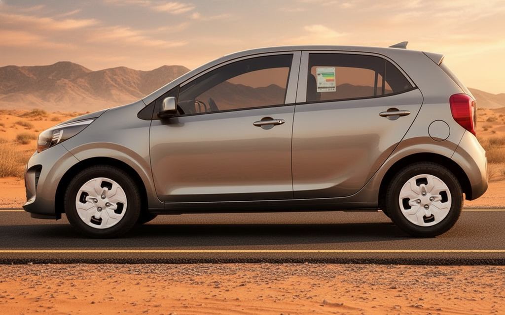 Kia Picanto 2023 Grey side profile