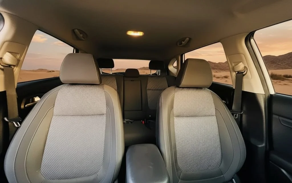 Kia Seltos 2023 leather seats and cabin