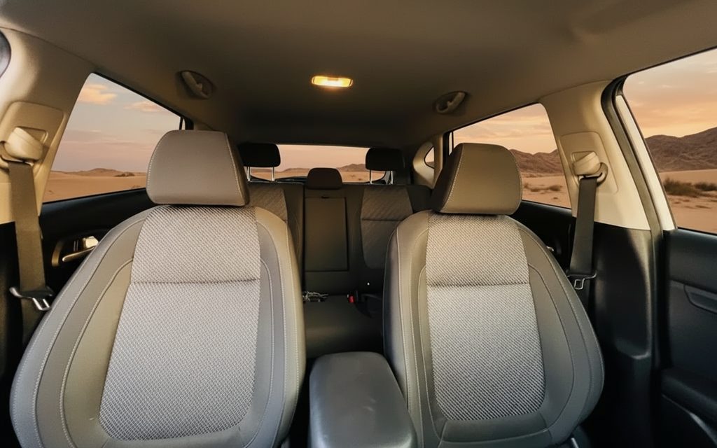 Kia Seltos 2023 leather seats and cabin