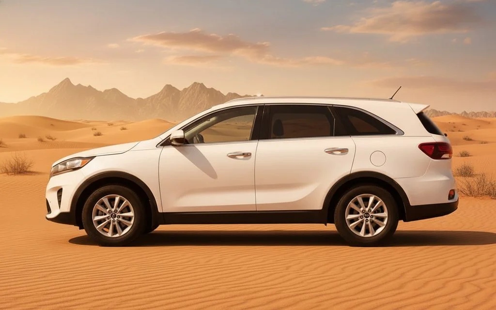 Kia Sorento 2022 White side profile