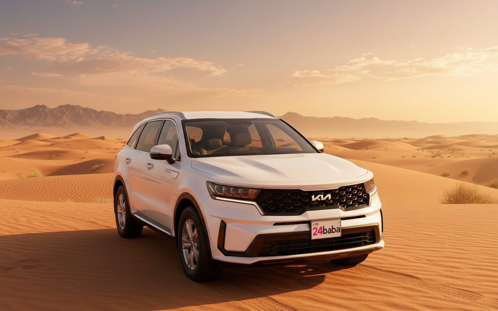 Kia Sorento 2023 White - rental in Dubai