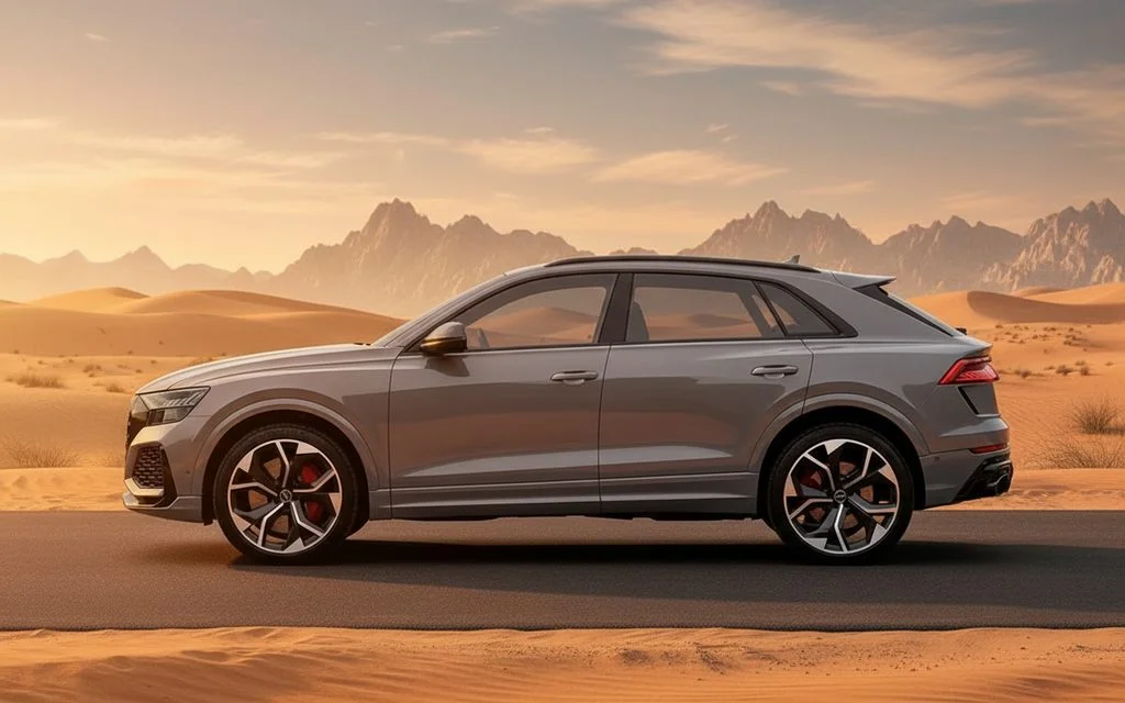 Audi RsQ8 2021 Grey side profile
