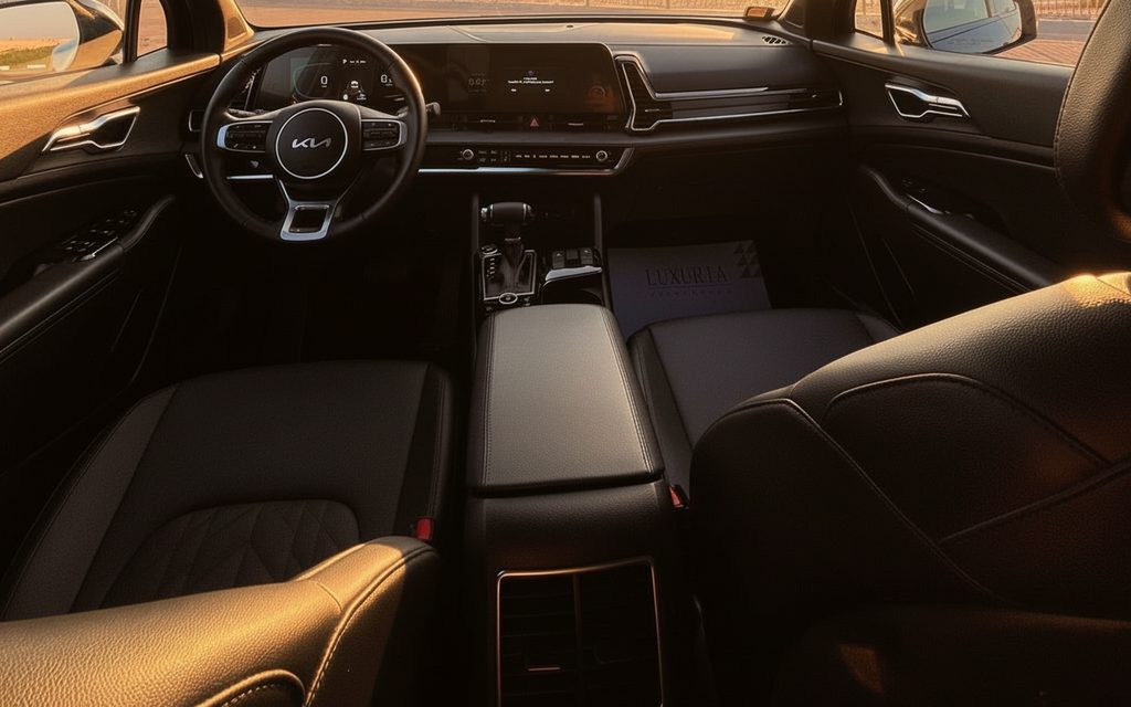 Kia Sportage 2024 interior view showing trim