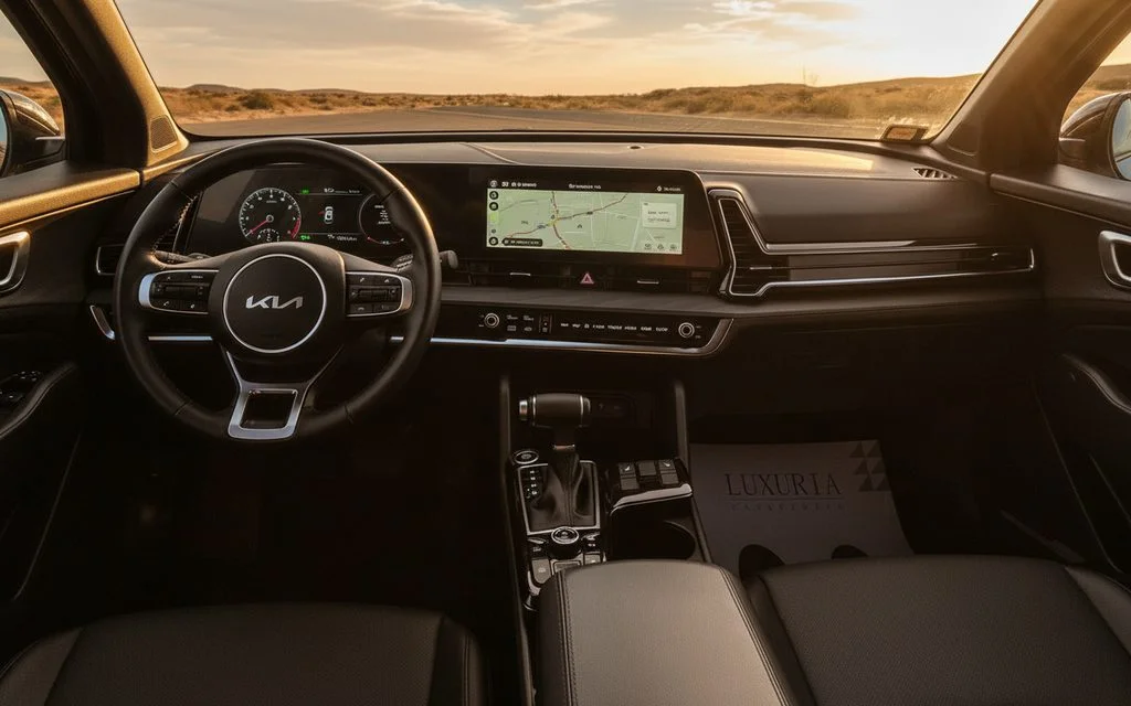 Kia Sportage 2024 interior view showing trim