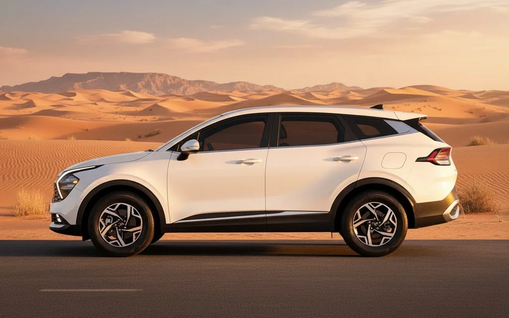 Kia Sportage 2023 outdoor view - SUV rental in dubai