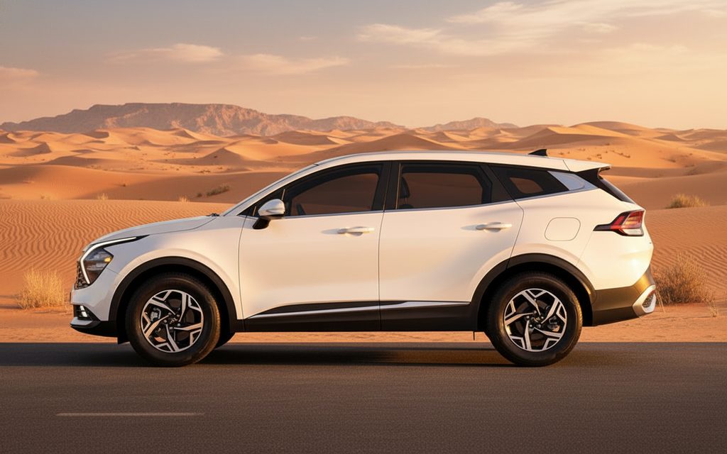 Kia Sportage 2023 outdoor view - SUV rental in dubai