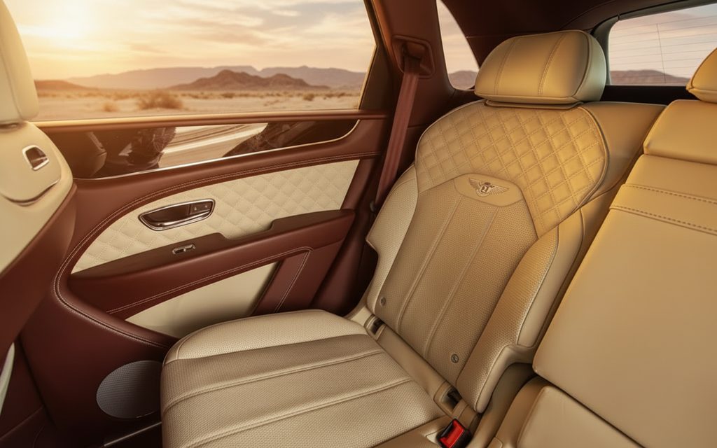 Bentley Bentayga 2023 leather seats and cabin