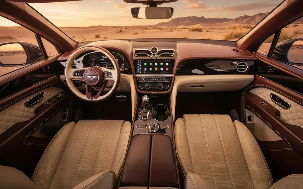 Bentley Bentayga 2023 interior view showing trim