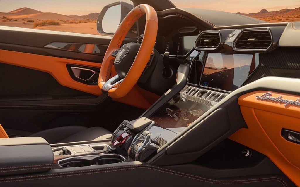Lamborghini Urus 2024 luxury interior cockpit
