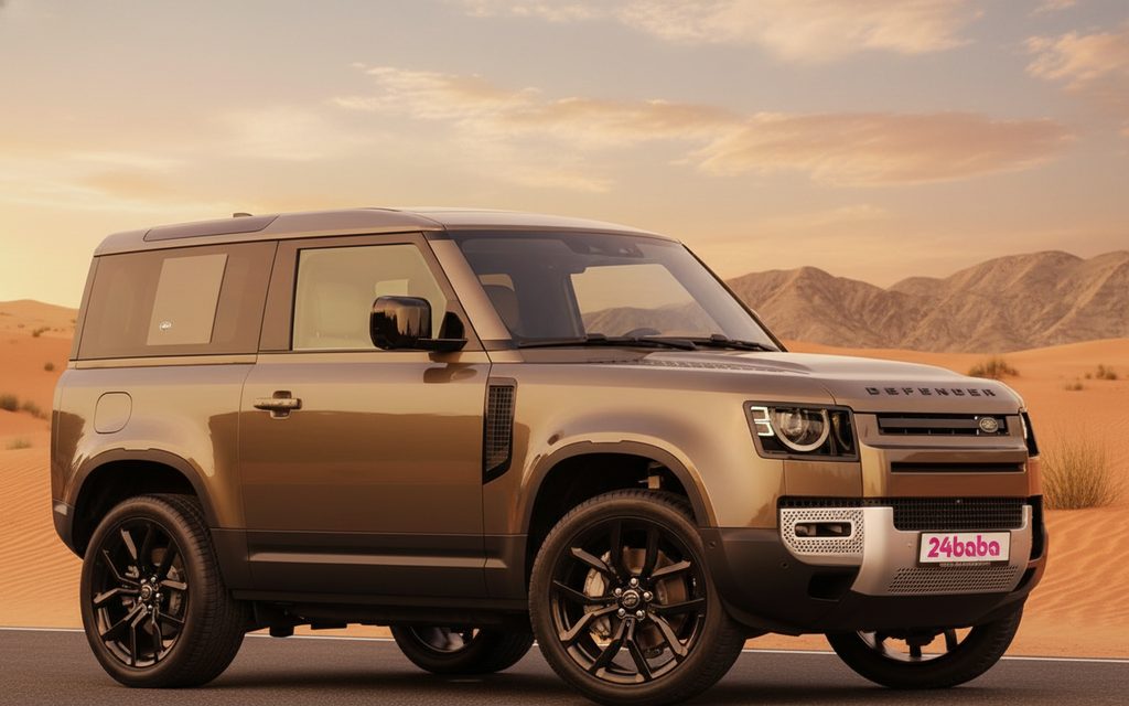 LandRover Defender 2022 Brown side profile