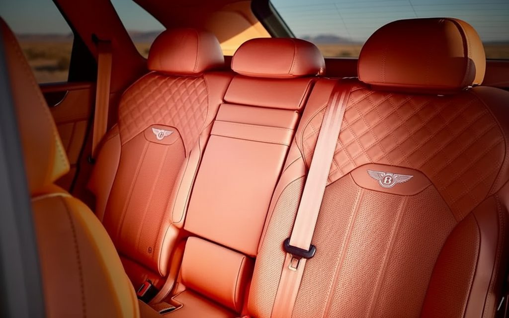 Bentley Bentayga 2022 leather seats and cabin