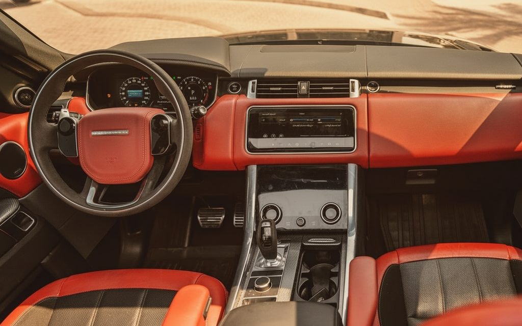 LandRover RangeRoverSport 2021 interior view showing trim