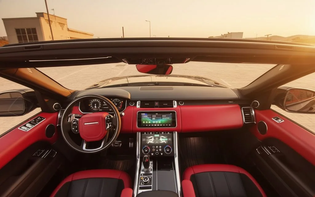 LandRover RangeRoverSport 2021 interior view showing trim
