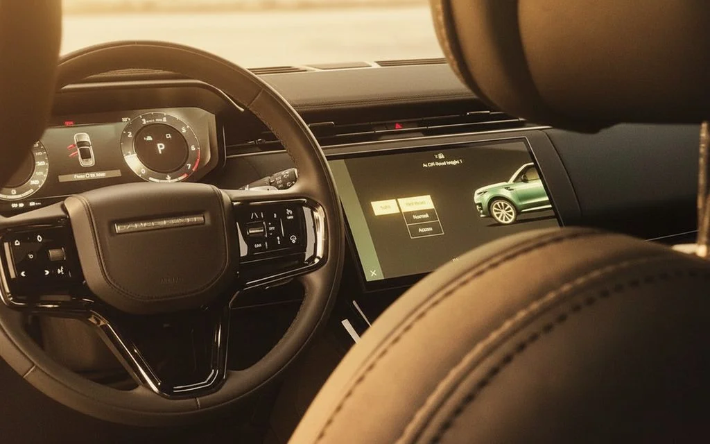 LandRover RangeRoverSport 2024 interior view showing trim
