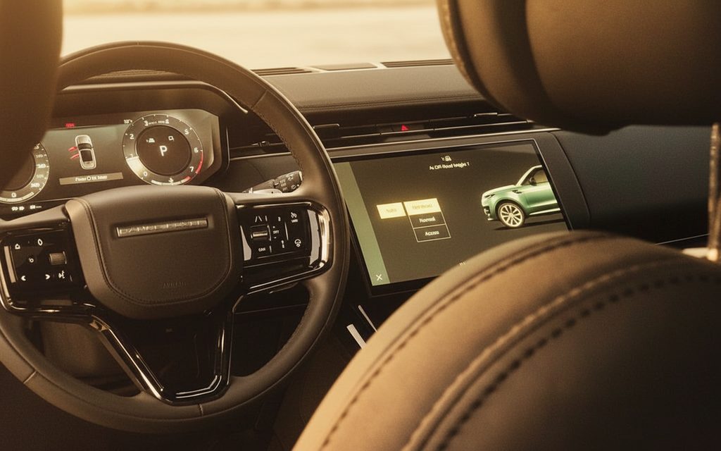 LandRover RangeRoverSport 2024 interior view showing trim