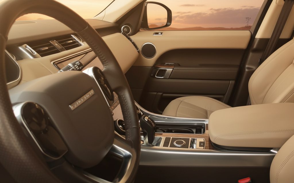 Land Rover Range Rover Sport 2025 interior view showing trim