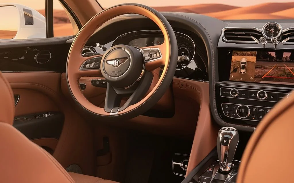 Bentley Bentayga 2024 interior view showing trim