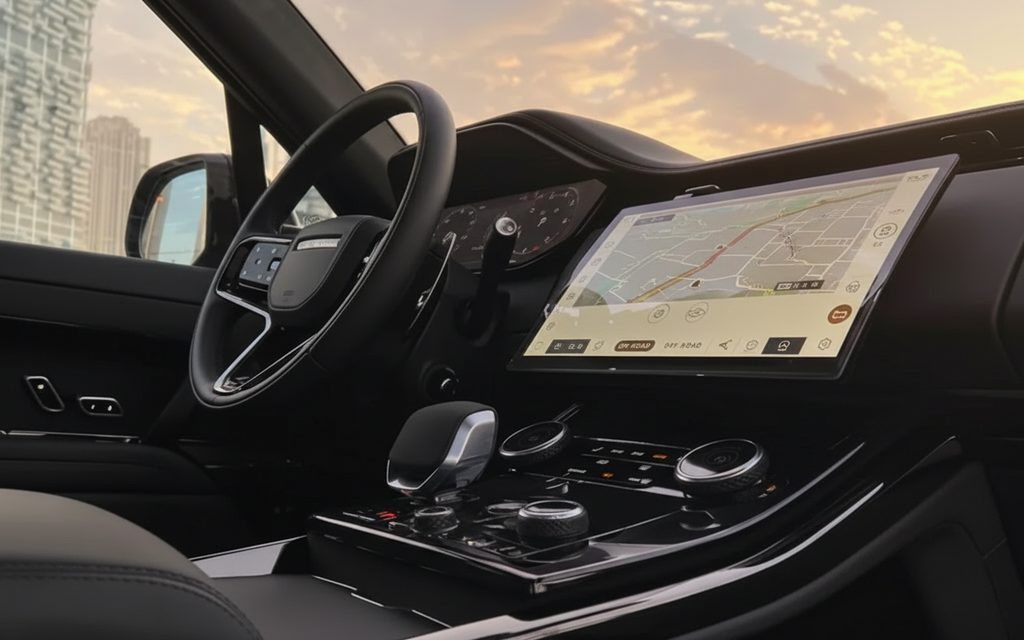 LandRover RangeRoverSport 2023 interior view showing trim