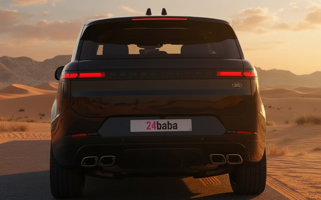 LandRover RangeRoverSport 2023 Dark Gray rear view showing taillights