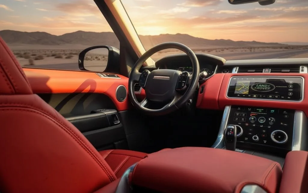 LandRover RangeRoverSport 2021 interior view showing trim
