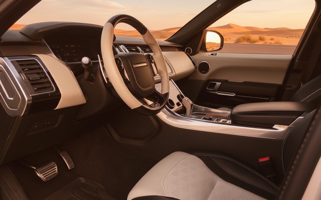LandRover RangeRoverSvr 2021 interior view showing trim