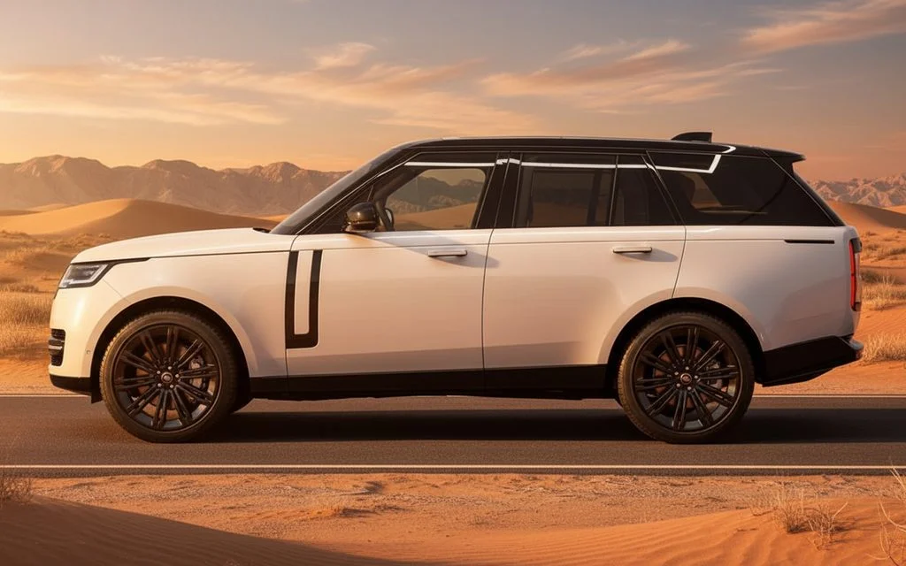 LandRover RangeRoverVogueHse 2025 White side profile