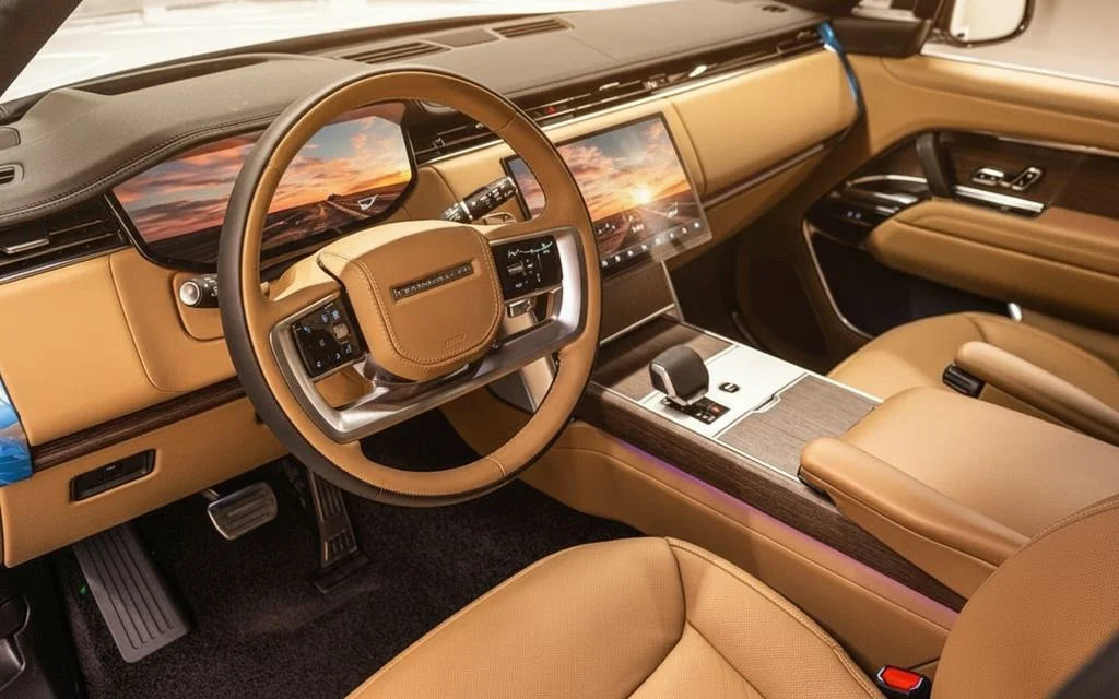 LandRover RangeRoverVogueHse 2025 interior view showing trim