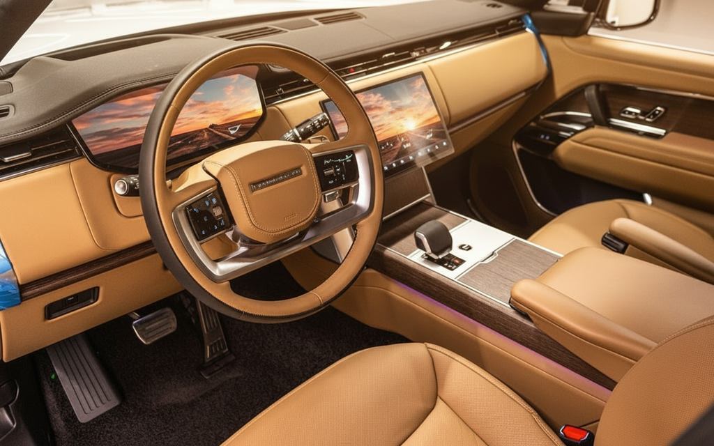 LandRover RangeRoverVogueHse 2025 interior view showing trim