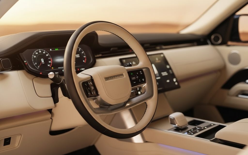 LandRover RangeRoverVogue 2025 interior view showing trim